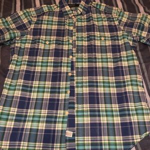 Men’s Plaid Polo Shirt